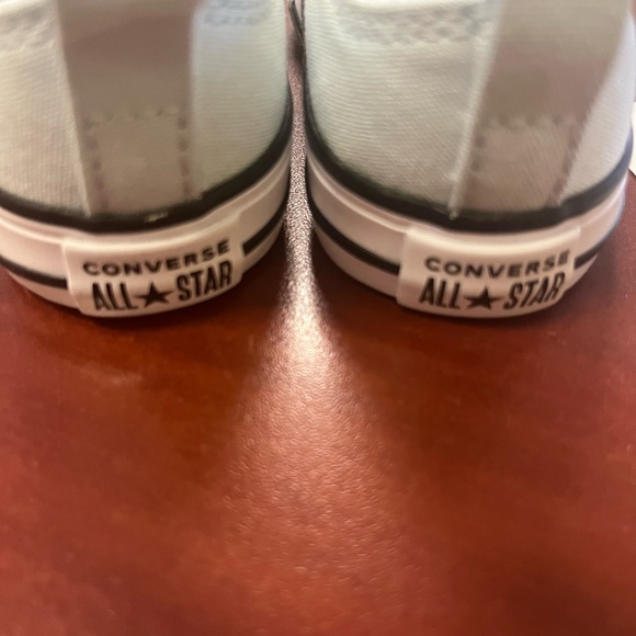 Converse Blue Sneakers with Playful Heart Design baby size 3 - Picture 2 of 7